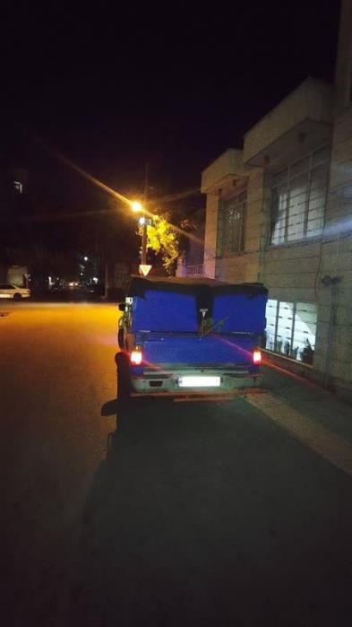 نیسان بار در خیابان خواجه ربیع مشهد