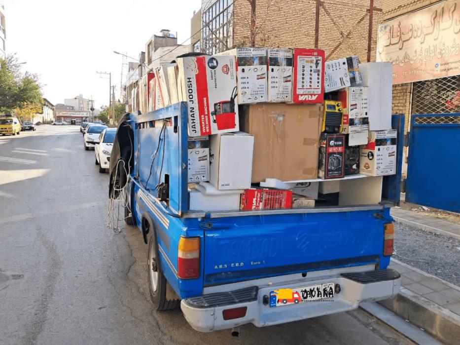 خدمات باربری در خیابان شهید ستاری